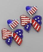 Load image into Gallery viewer, USA Earrings
