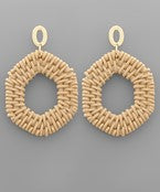 Linda Circle Drop Earrings