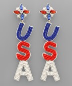 Load image into Gallery viewer, USA Earrings
