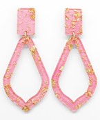 Load image into Gallery viewer, Gold Flake Geometric Earrings
