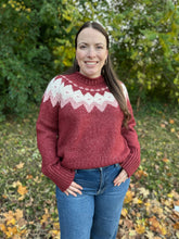 Load image into Gallery viewer, Cherry Laquer Ashlynn Sweater
