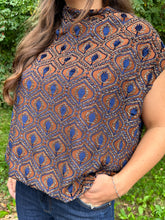 Load image into Gallery viewer, Velvet Mock Neck Cap Sleeve Top
