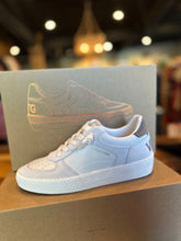 Load image into Gallery viewer, White Laced Low Top Sneakers
