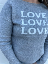 Load image into Gallery viewer, Love Print Valentine Sweater Top
