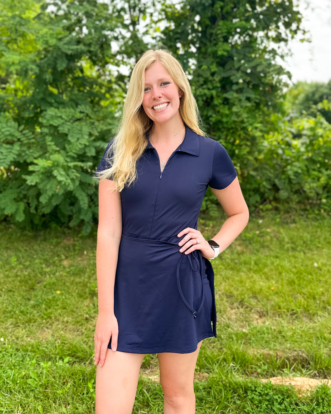 Navy Ivy Dress
