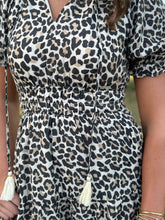 Load image into Gallery viewer, Cheetah Print Midi Dress
