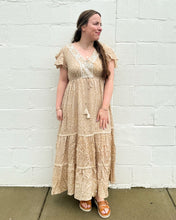 Load image into Gallery viewer, Arya Long Boho Glitz Dress
