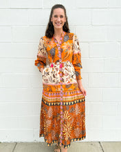 Load image into Gallery viewer, Paris Tribal Print Maxi Dress
