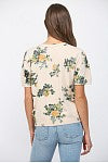 Load image into Gallery viewer, Printed Crew Neckline Short Sleeve Sweater

