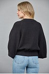 Load image into Gallery viewer, Raglan Short Wide Sleeve Crew Neck Sweater
