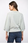Load image into Gallery viewer, Raglan Short Wide Sleeve Crew Neck Sweater
