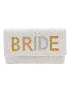 Capital Bride Large Beaded Clutch