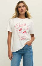 Load image into Gallery viewer, Cheers Boyfriend Tee - Sea Salt
