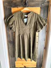 Load image into Gallery viewer, Puff Sleeve Corduroy Dress
