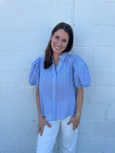 Load image into Gallery viewer, Floral Plaid Blouse Top
