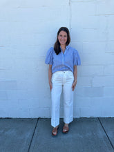 Load image into Gallery viewer, Holly Super High Rise Wide Hem Jeans - Egret
