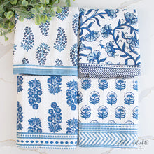 Load image into Gallery viewer, Blue Block Towel
