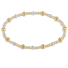 Load image into Gallery viewer, Dignity Sincerity Pattern 4mm Bead Bracelet - Pearl
