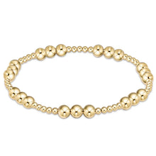 Load image into Gallery viewer, Classic Joy Pattern Bead Bracelet - Gold
