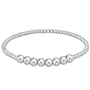 Classic Bliss Bead Bracelet - Sterling Silver