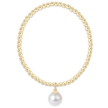 Load image into Gallery viewer, Classic Gold Bracelet - Classic Pearl Charm
