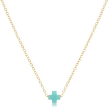 Load image into Gallery viewer, 16&quot; Necklace Gold - Signature Cross Small
