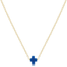 Load image into Gallery viewer, 16&quot; Necklace Gold - Signature Cross Small
