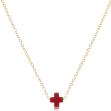 Load image into Gallery viewer, 16&quot; Necklace Gold - Signature Cross Small
