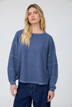 Load image into Gallery viewer, Exposed Seam Detail Long Sleeve Knit Top
