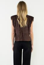 Load image into Gallery viewer, Sleeveless Suede Top
