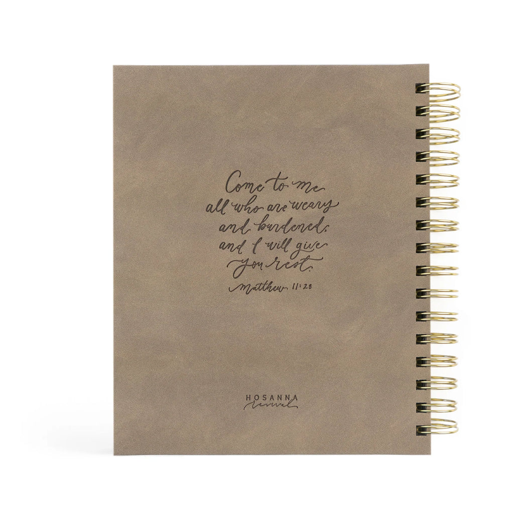 12 Month Undated Planner Marlo Theme - Hosanna Revival