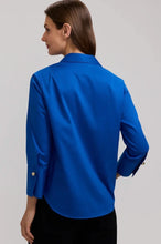 Load image into Gallery viewer, Catalina Savory Blue 3/4 Sleeve Top
