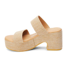 Load image into Gallery viewer, Ocean Avenue Raffia Platform Sandals
