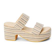 Load image into Gallery viewer, Ocean Avenue Raffia Platform Sandals
