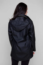 Load image into Gallery viewer, Waterproof Hooded Raincoat with Patch Pockets

