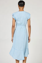 Load image into Gallery viewer, Anahi Wrap Dress - Carolina Blue
