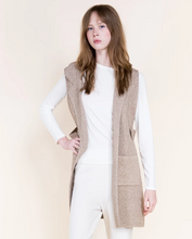 Load image into Gallery viewer, Tribeca Minimal Layering Side Tabs Knit Vest
