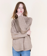 Load image into Gallery viewer, Andes Luxe Cowl Neck Relaxed Sweater
