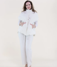 Load image into Gallery viewer, Boxy Funnel Neck Diamond Puffer Vest
