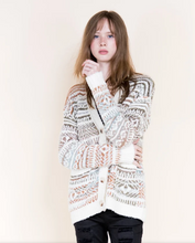 Load image into Gallery viewer, Snake Eye Fair Isle Button Cardigan
