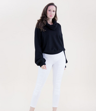 Load image into Gallery viewer, Classy Draped Rib Cowl Neck Sweater
