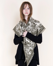 Load image into Gallery viewer, Countryside Tapestry Trangular Scarf
