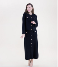 Load image into Gallery viewer, Ribbed Patch Pocket Boxy Cardigan &amp; Midi Skirt Set
