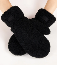 Load image into Gallery viewer, Solid Sherpa Mittens
