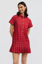 Load image into Gallery viewer, Cherry Scarf Dot Aspen Dress
