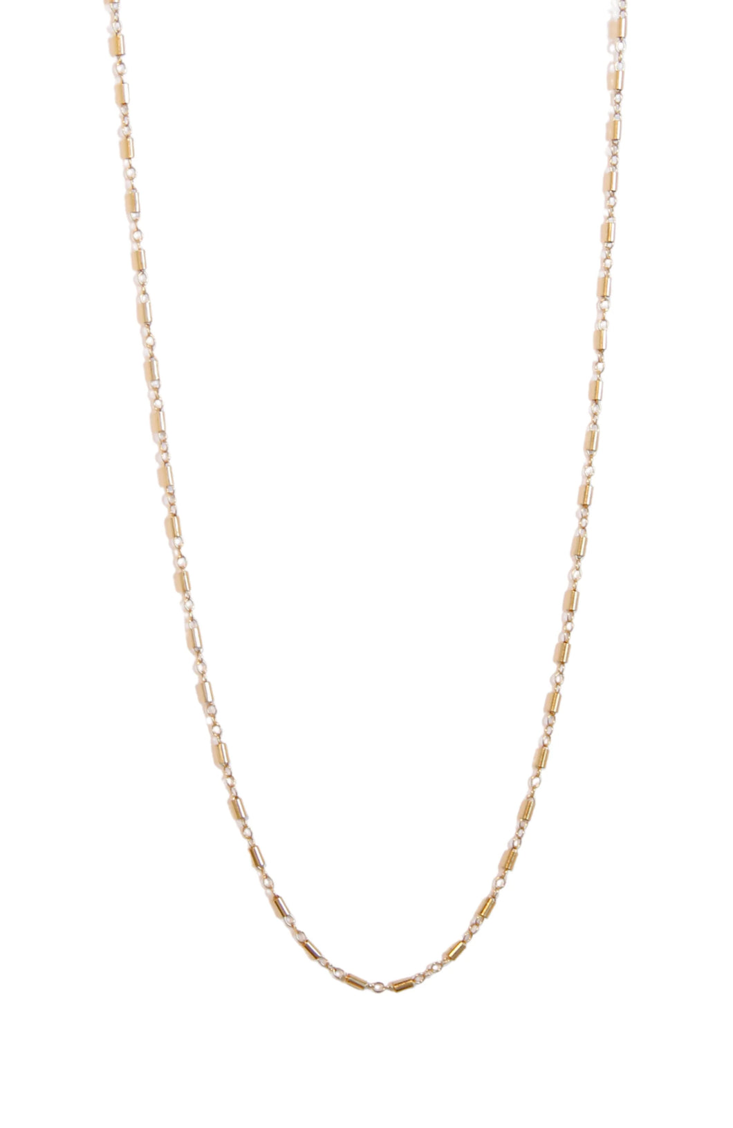 Gold Tube Chain Necklace - ABLE