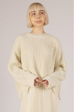 Load image into Gallery viewer, Shimmer Scalloped Hem Sweater Top
