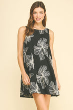 Load image into Gallery viewer, Floral Embroidered A Line Mini Dress
