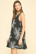 Load image into Gallery viewer, Floral Embroidered A Line Mini Dress

