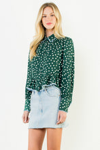 Load image into Gallery viewer, Long Sleeve Polka Dot Top
